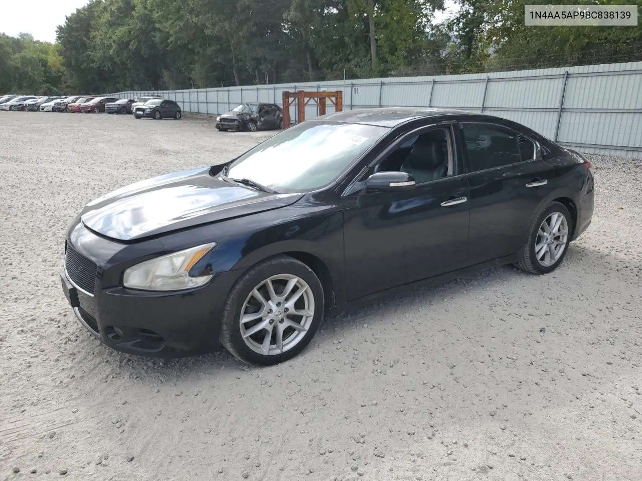 2011 Nissan Maxima S VIN: 1N4AA5AP9BC838139 Lot: 70606844