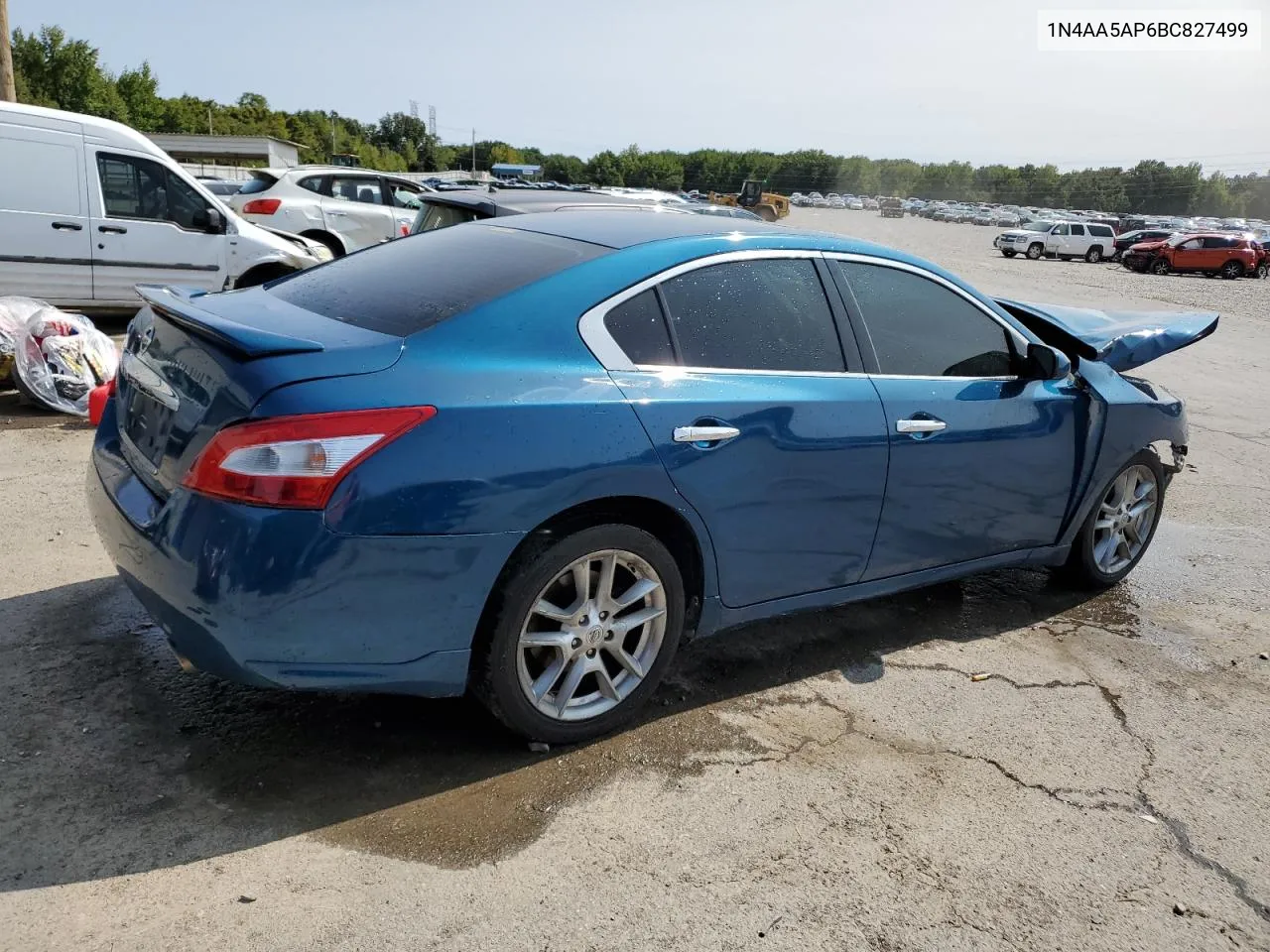 2011 Nissan Maxima S VIN: 1N4AA5AP6BC827499 Lot: 70641894