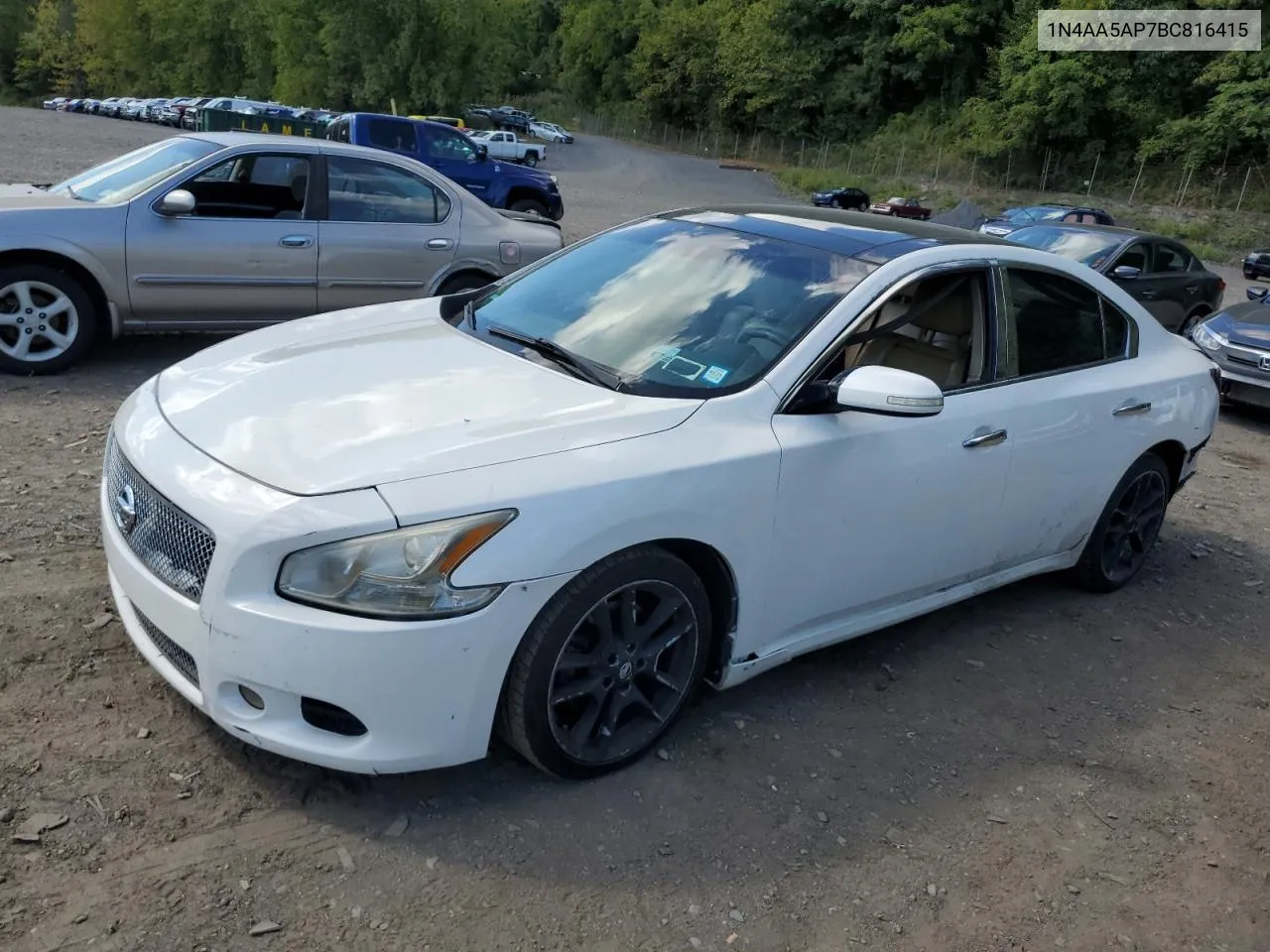 2011 Nissan Maxima S VIN: 1N4AA5AP7BC816415 Lot: 71027584