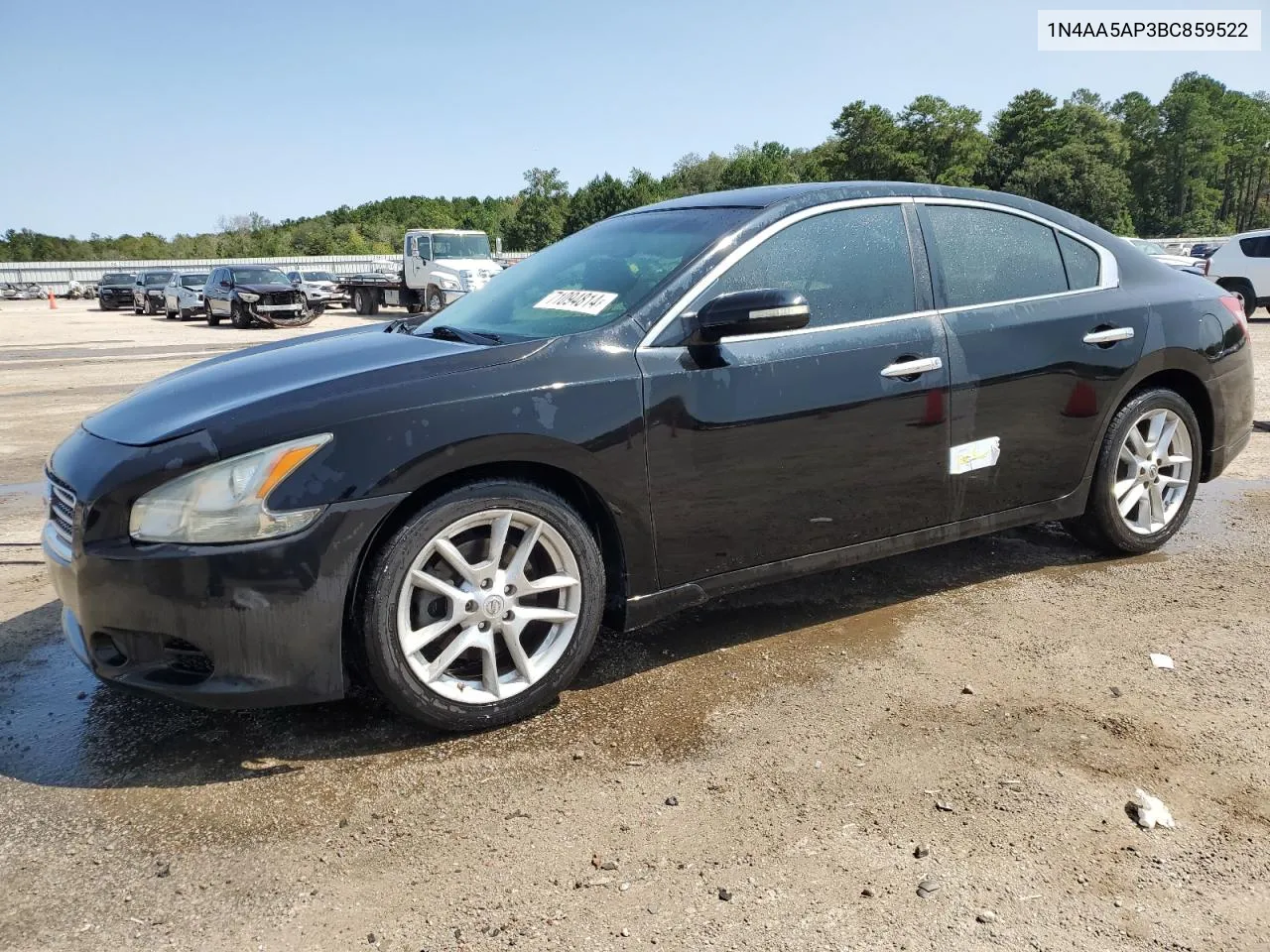 2011 Nissan Maxima S VIN: 1N4AA5AP3BC859522 Lot: 71094814