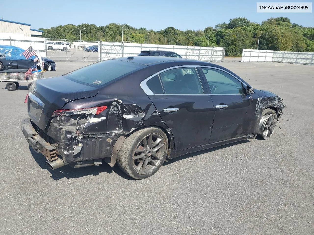 2011 Nissan Maxima S VIN: 1N4AA5AP6BC824909 Lot: 71208014