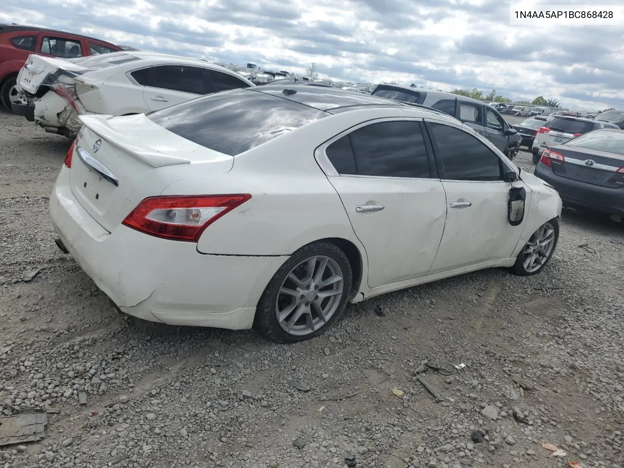 2011 Nissan Maxima S VIN: 1N4AA5AP1BC868428 Lot: 72002834