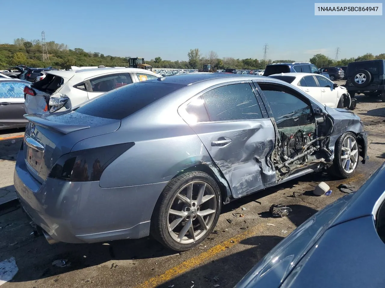 1N4AA5AP5BC864947 2011 Nissan Maxima S