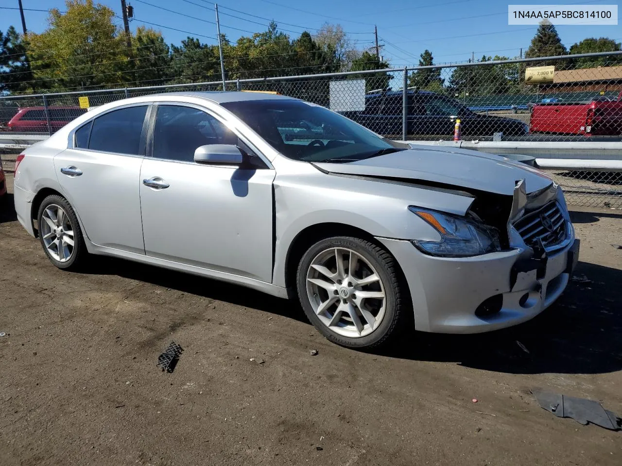 2011 Nissan Maxima S VIN: 1N4AA5AP5BC814100 Lot: 73052594