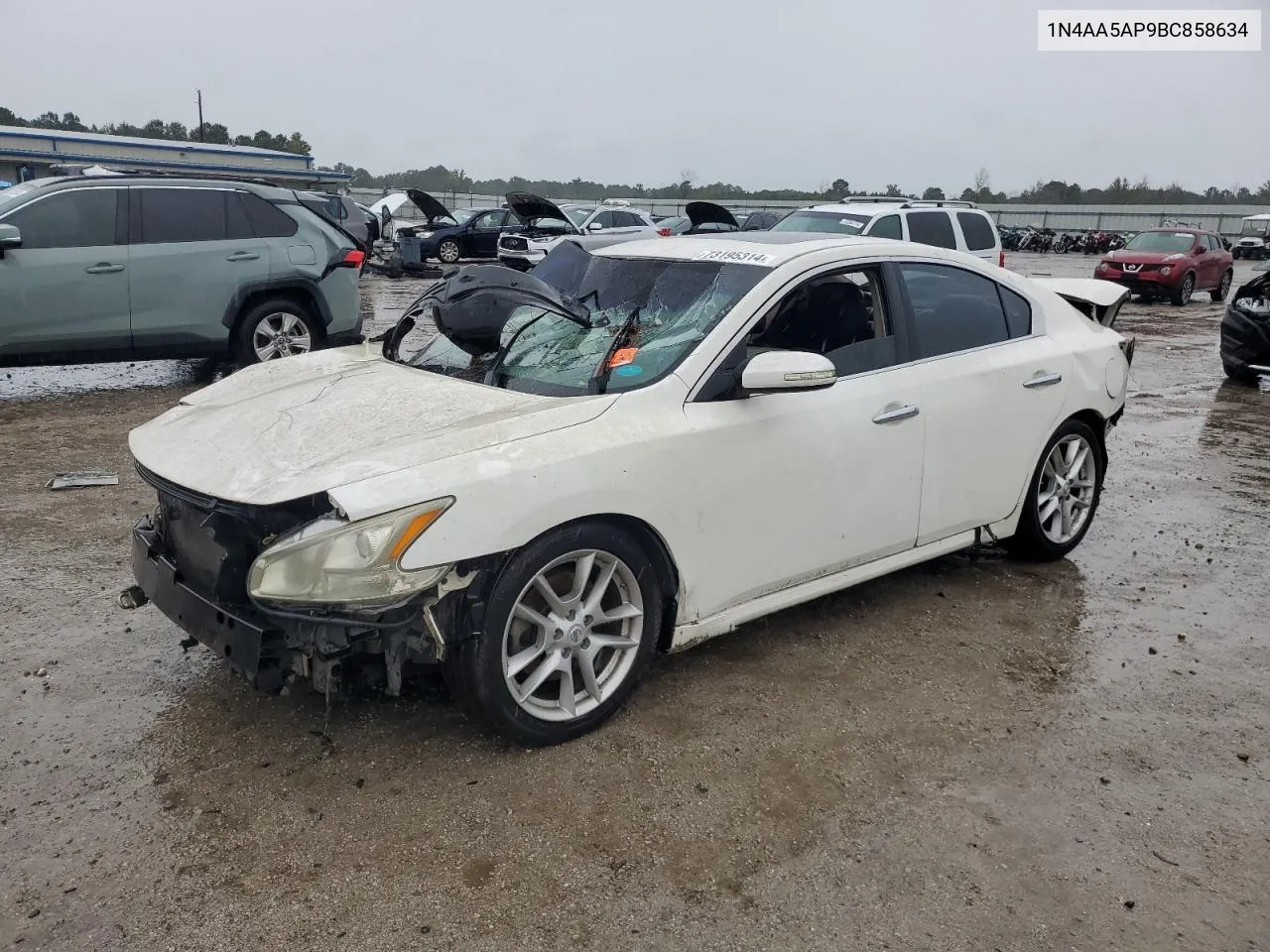 2011 Nissan Maxima S VIN: 1N4AA5AP9BC858634 Lot: 73195314