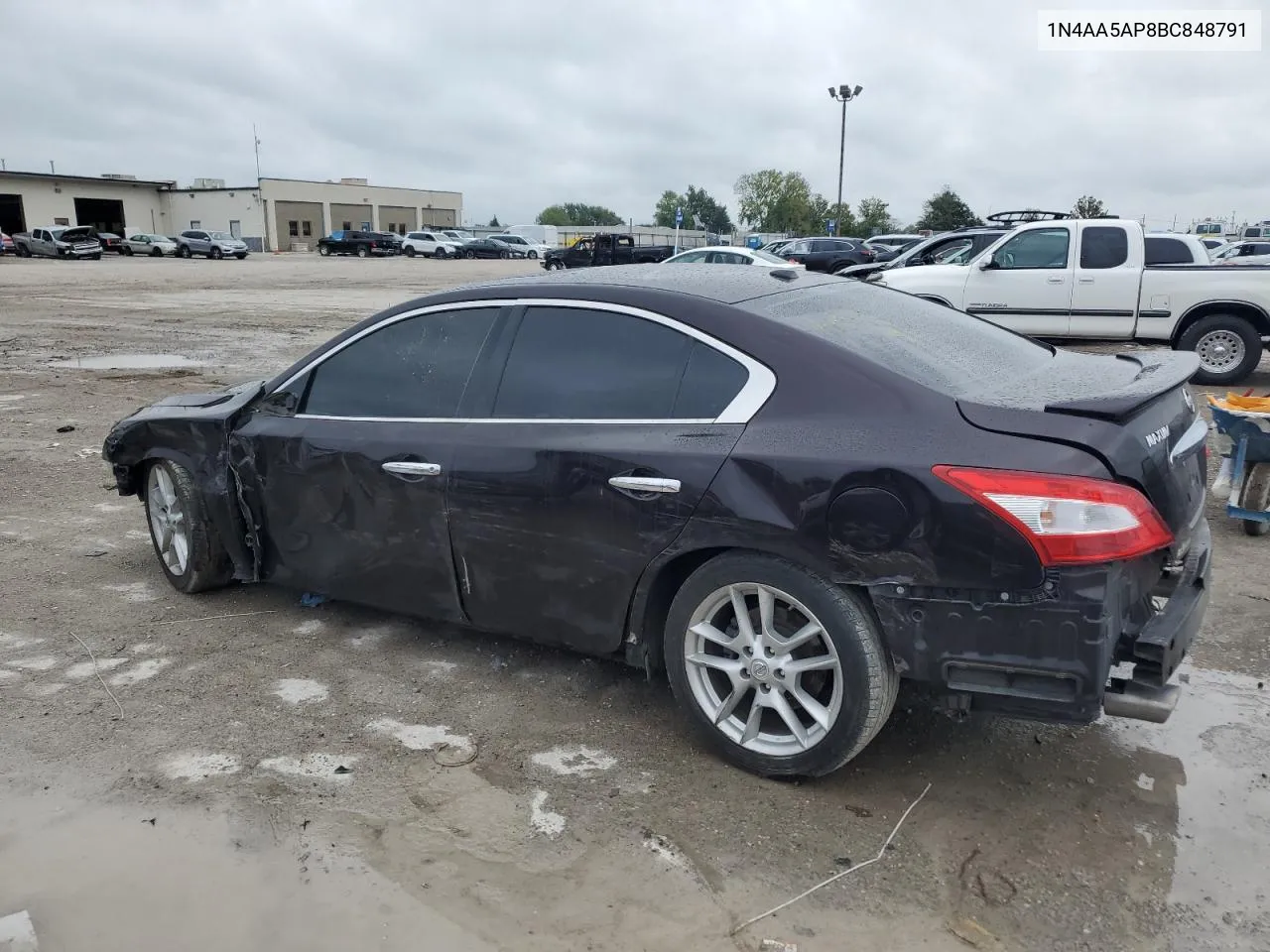 2011 Nissan Maxima S VIN: 1N4AA5AP8BC848791 Lot: 73369184