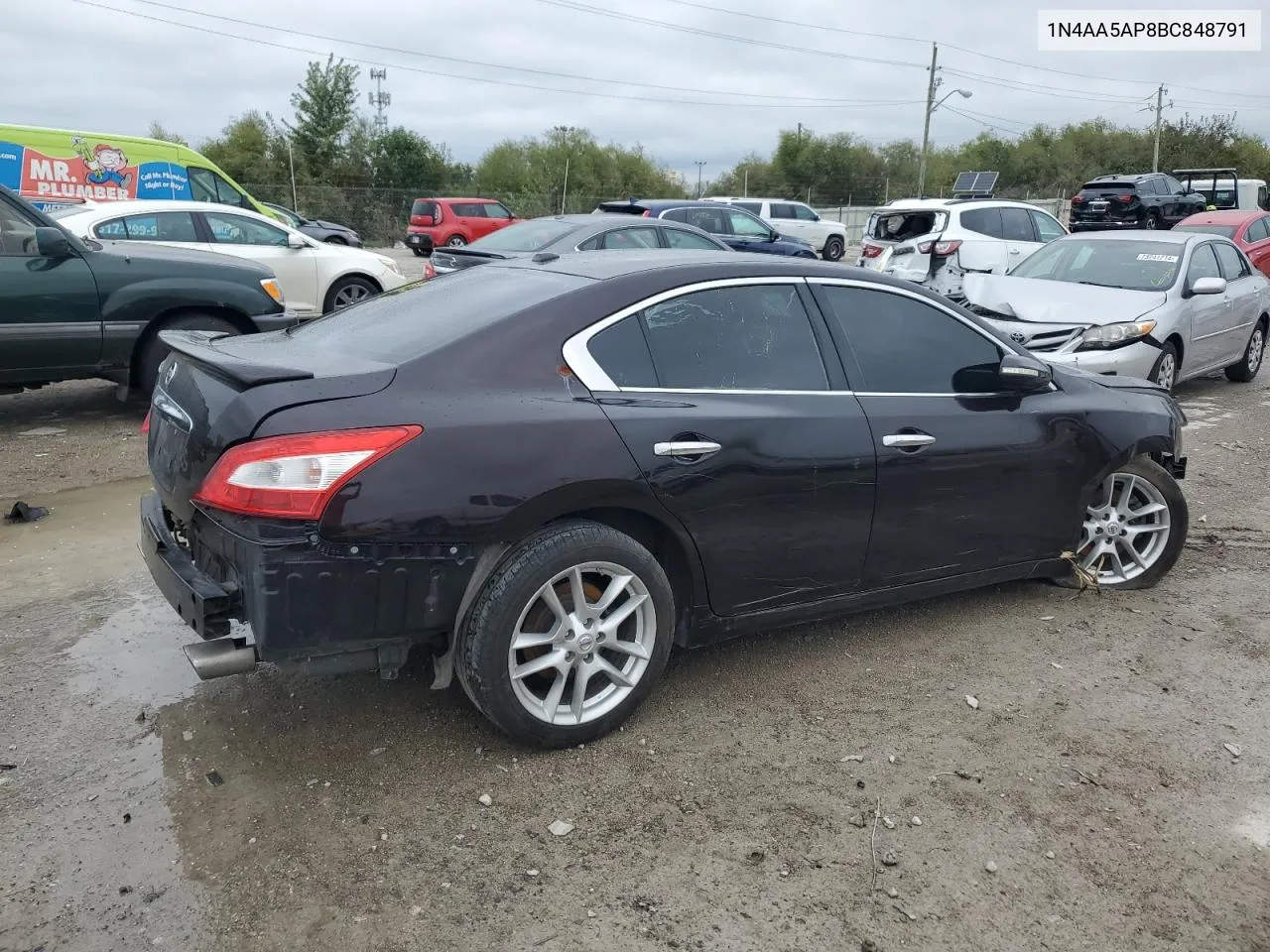 1N4AA5AP8BC848791 2011 Nissan Maxima S