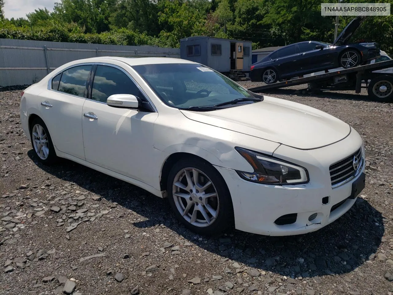 2011 Nissan Maxima S VIN: 1N4AA5AP8BC848905 Lot: 73461234