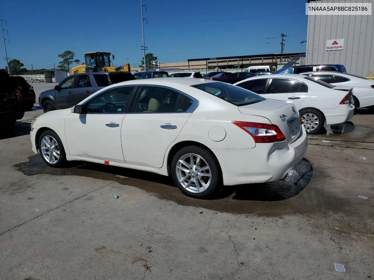 2011 Nissan Maxima S VIN: 1N4AA5AP8BC825186 Lot: 73587634