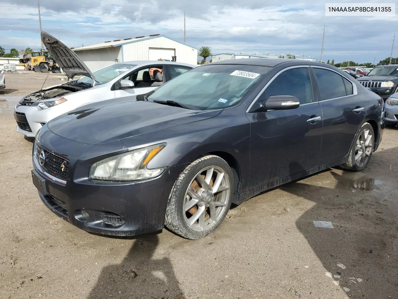 2011 Nissan Maxima S VIN: 1N4AA5AP8BC841355 Lot: 73933504