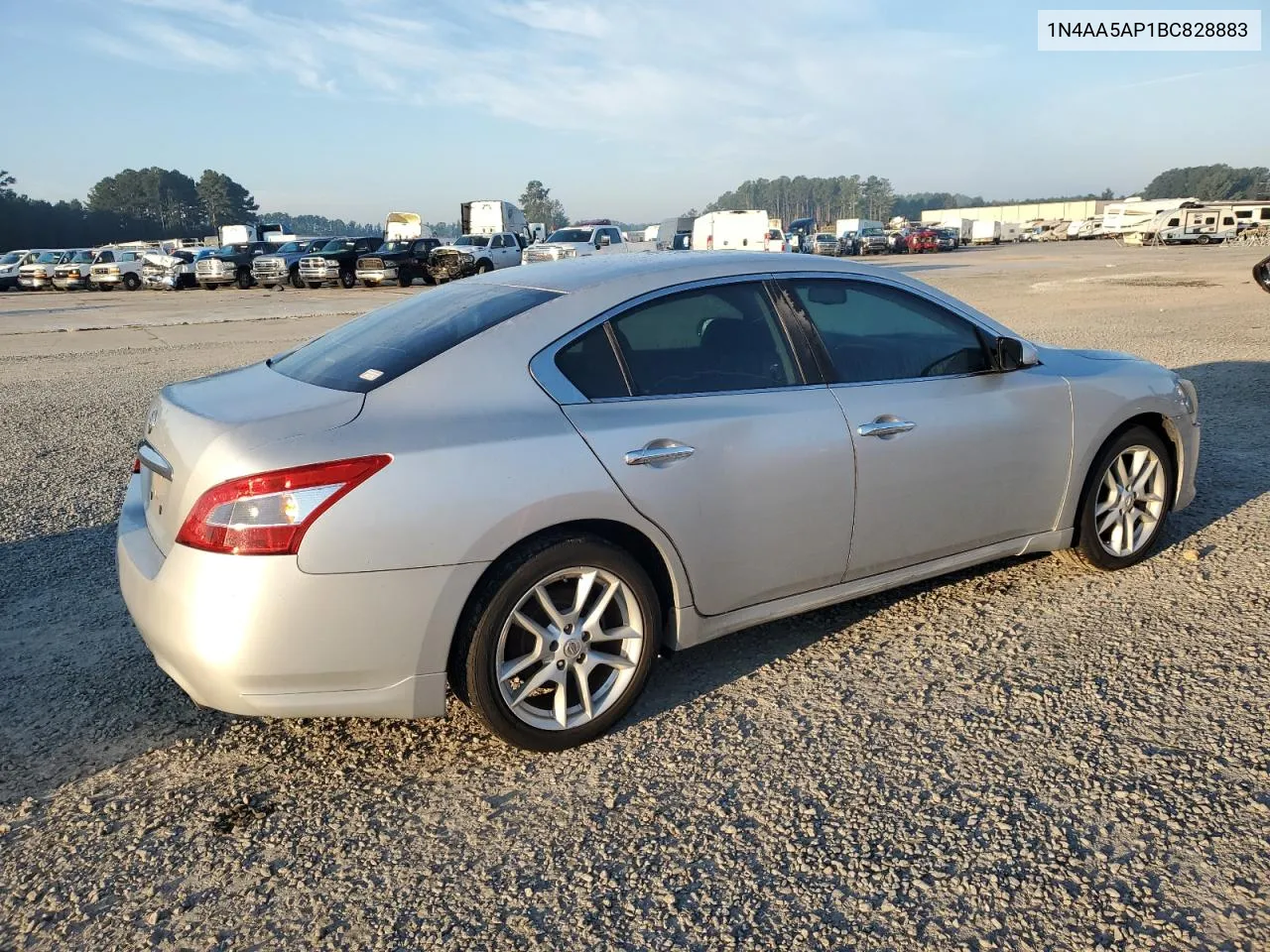 2011 Nissan Maxima S VIN: 1N4AA5AP1BC828883 Lot: 74021004