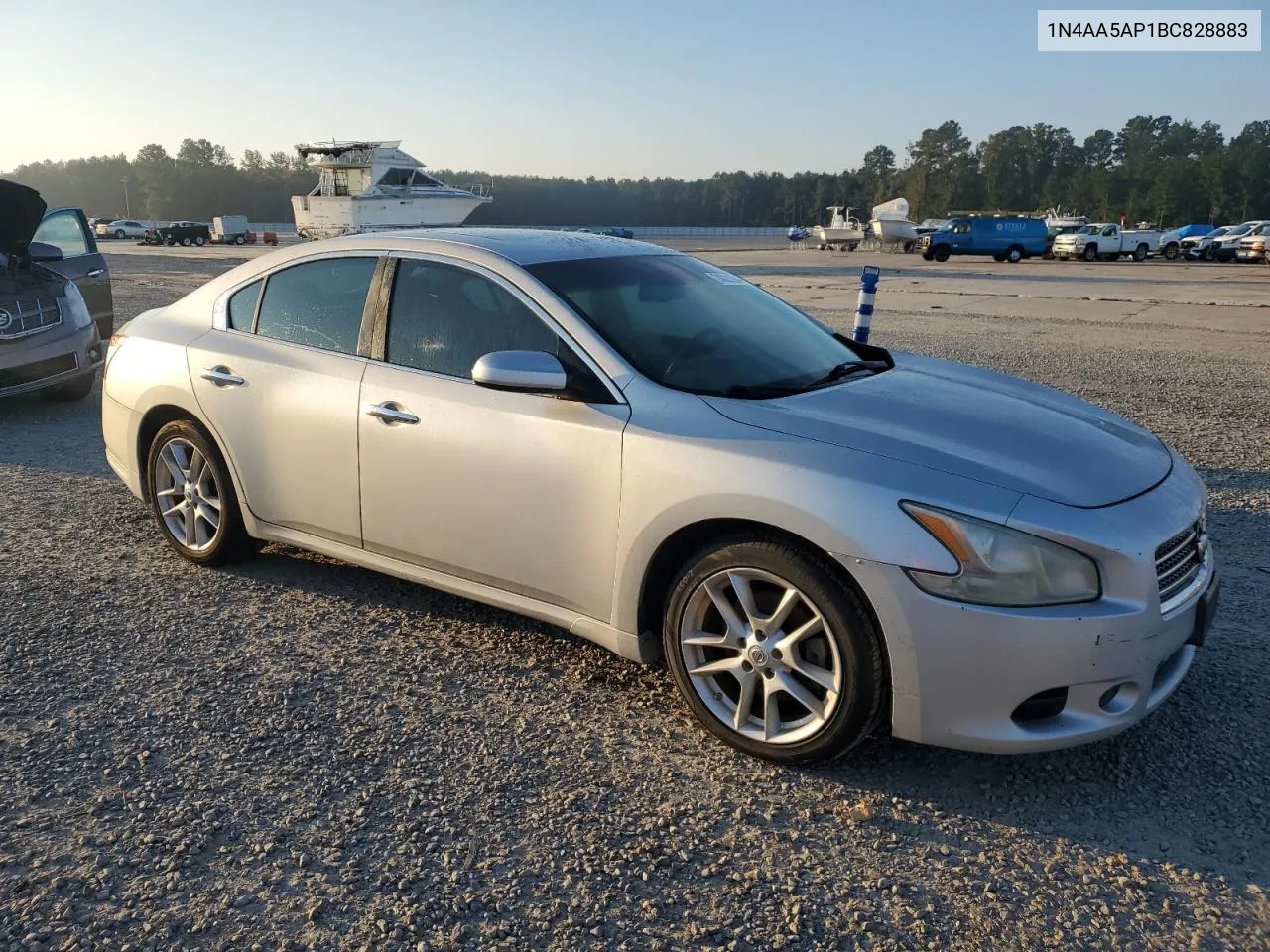 2011 Nissan Maxima S VIN: 1N4AA5AP1BC828883 Lot: 74021004