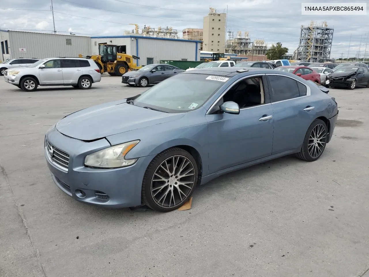 2011 Nissan Maxima S VIN: 1N4AA5APXBC865494 Lot: 74090344