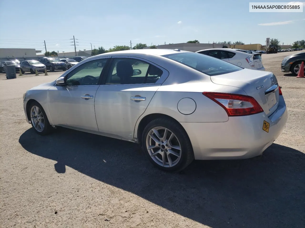 2011 Nissan Maxima S VIN: 1N4AA5AP0BC805885 Lot: 74137794