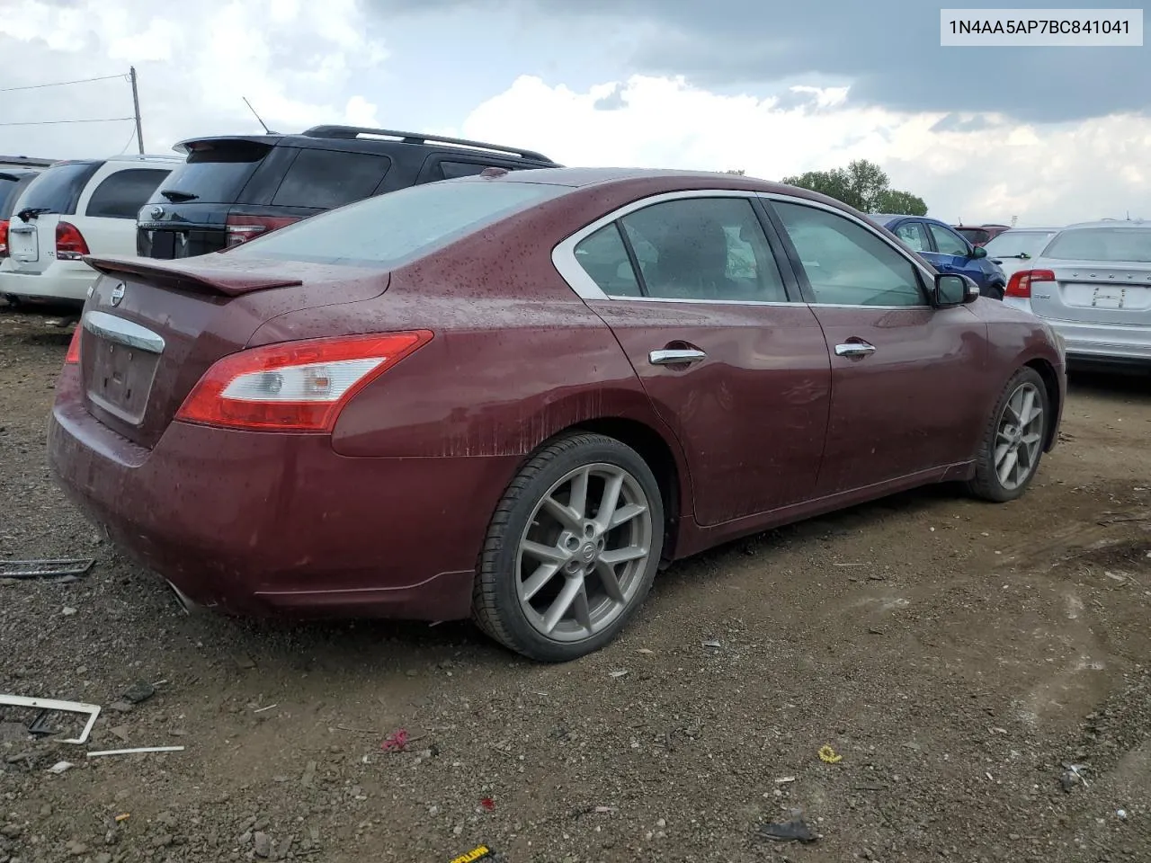 2011 Nissan Maxima S VIN: 1N4AA5AP7BC841041 Lot: 74187114