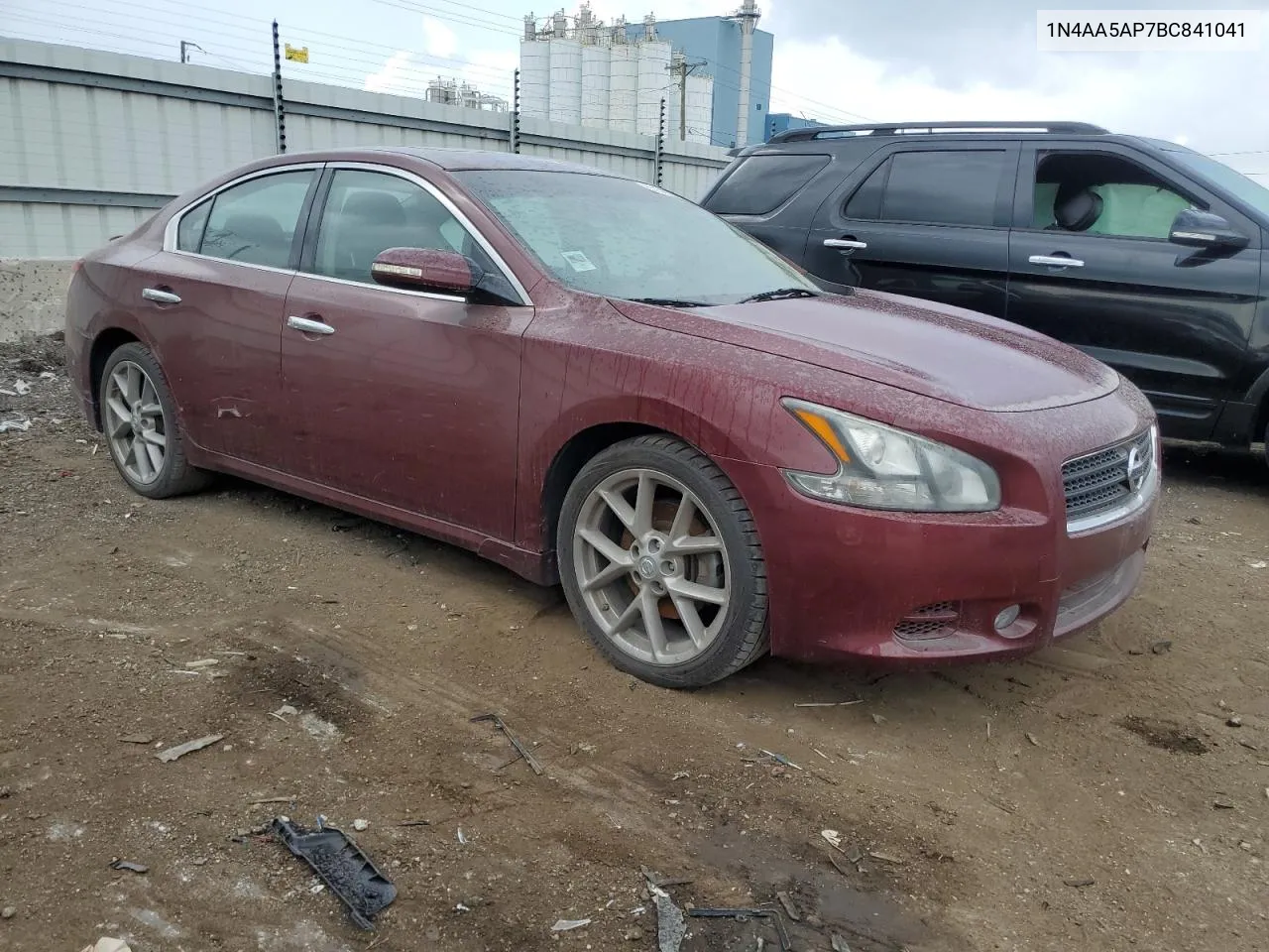 2011 Nissan Maxima S VIN: 1N4AA5AP7BC841041 Lot: 74187114