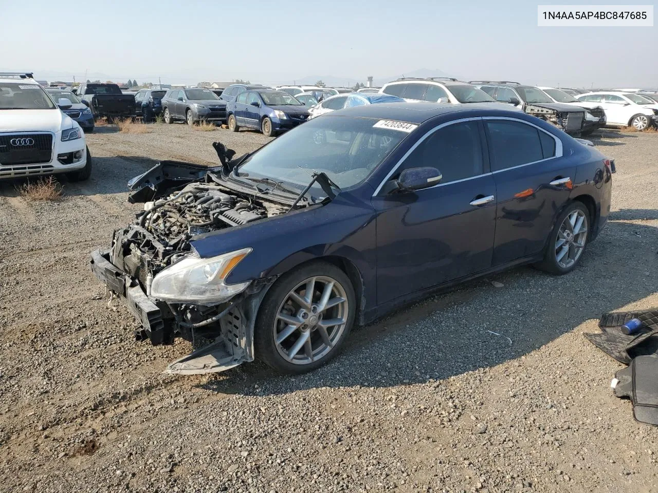 2011 Nissan Maxima S VIN: 1N4AA5AP4BC847685 Lot: 74203844