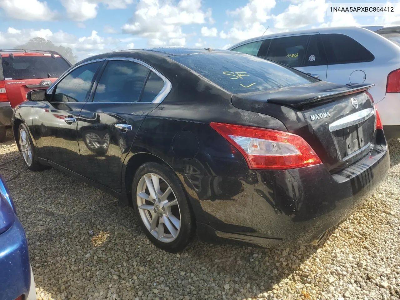 2011 Nissan Maxima S VIN: 1N4AA5APXBC864412 Lot: 74259874