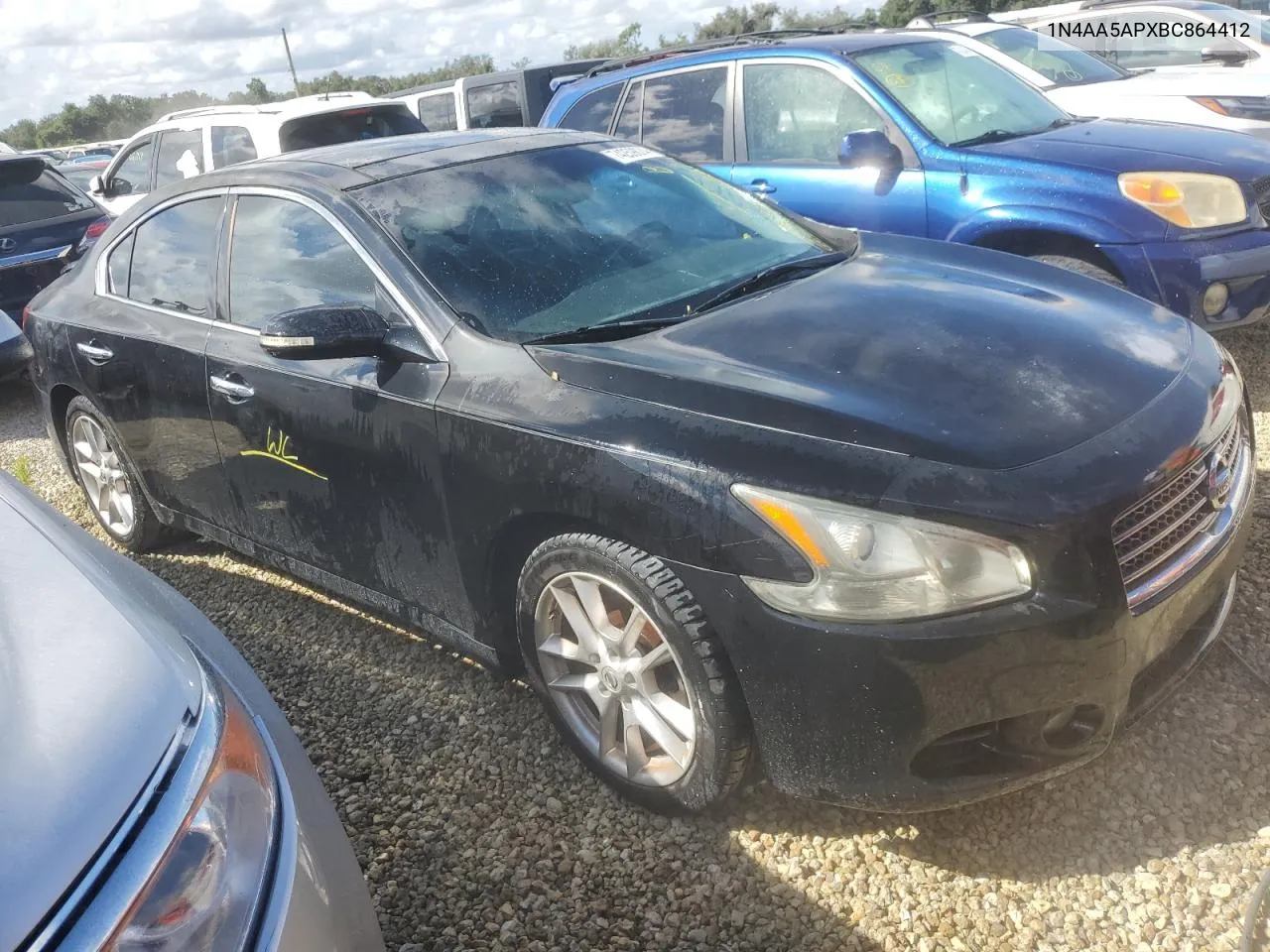 2011 Nissan Maxima S VIN: 1N4AA5APXBC864412 Lot: 74259874