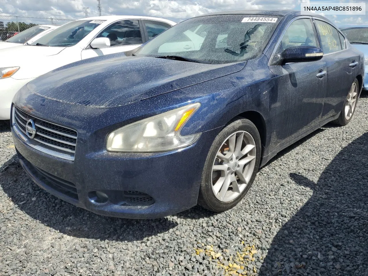 2011 Nissan Maxima S VIN: 1N4AA5AP4BC851896 Lot: 74484554