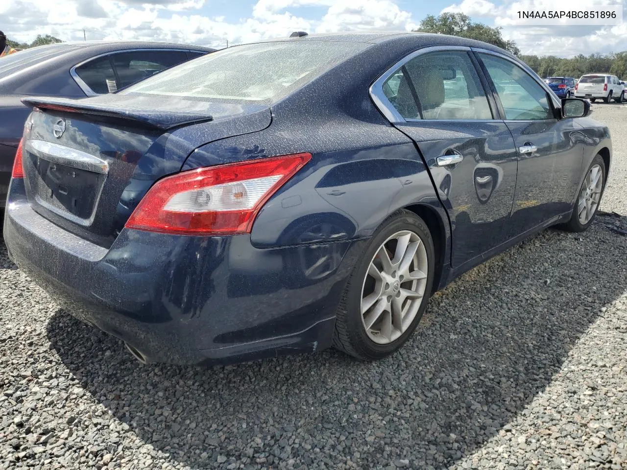 2011 Nissan Maxima S VIN: 1N4AA5AP4BC851896 Lot: 74484554