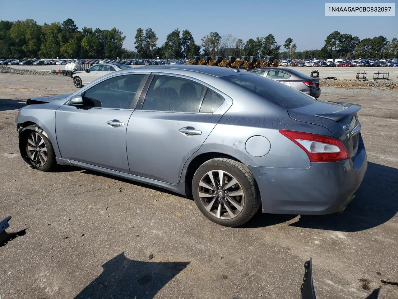 2011 Nissan Maxima S VIN: 1N4AA5AP0BC832097 Lot: 74523964