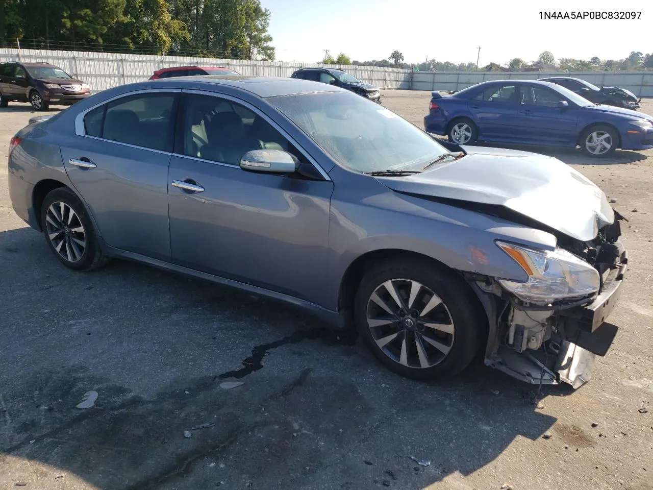 2011 Nissan Maxima S VIN: 1N4AA5AP0BC832097 Lot: 74523964