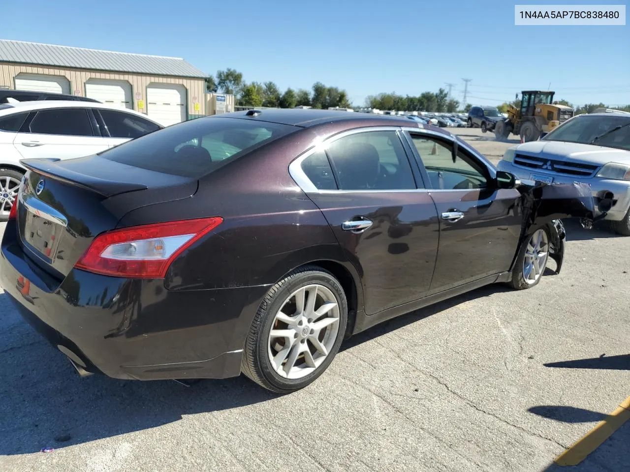 2011 Nissan Maxima S VIN: 1N4AA5AP7BC838480 Lot: 74679084