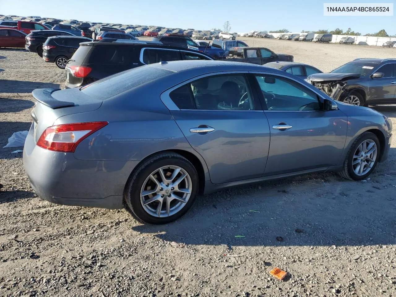 2011 Nissan Maxima S VIN: 1N4AA5AP4BC865524 Lot: 74844944