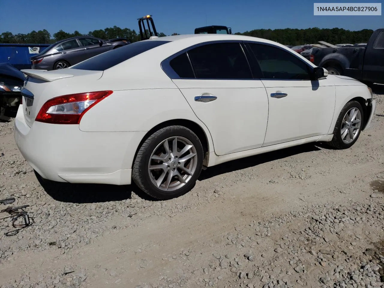 2011 Nissan Maxima S VIN: 1N4AA5AP4BC827906 Lot: 74985204