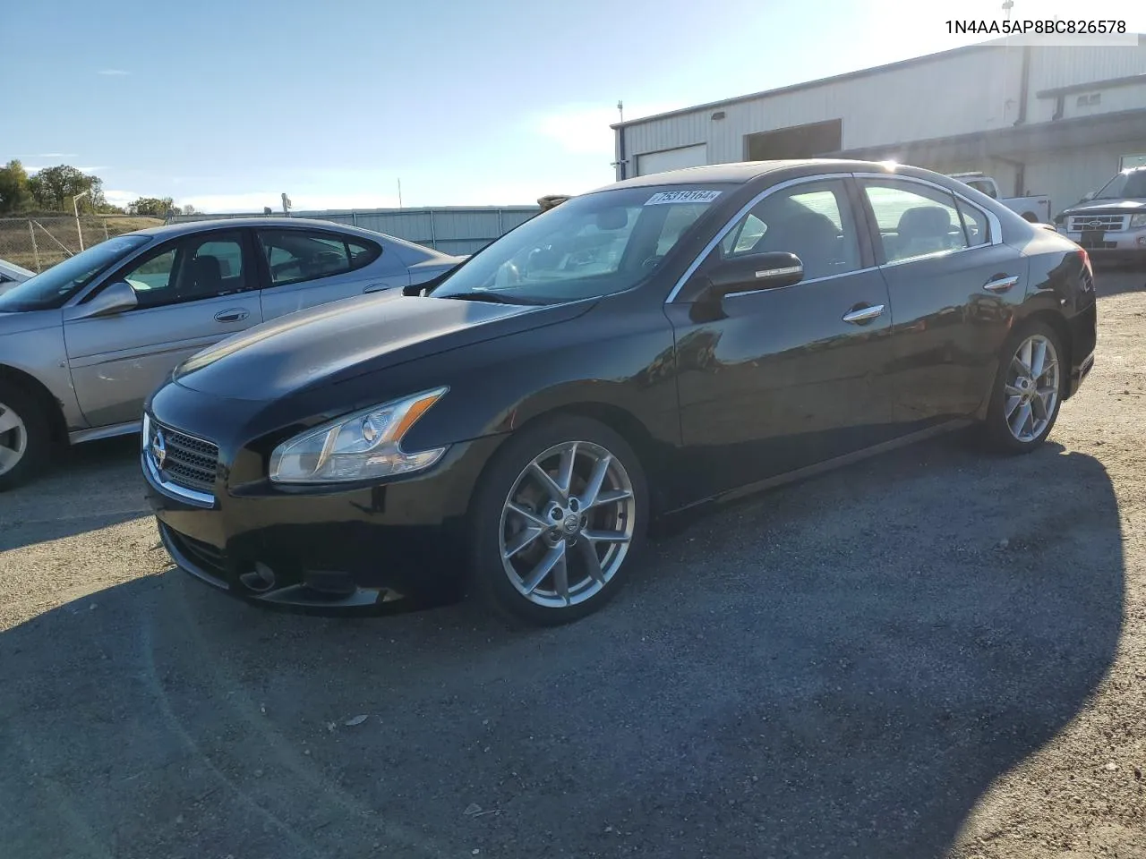 2011 Nissan Maxima S VIN: 1N4AA5AP8BC826578 Lot: 75319164