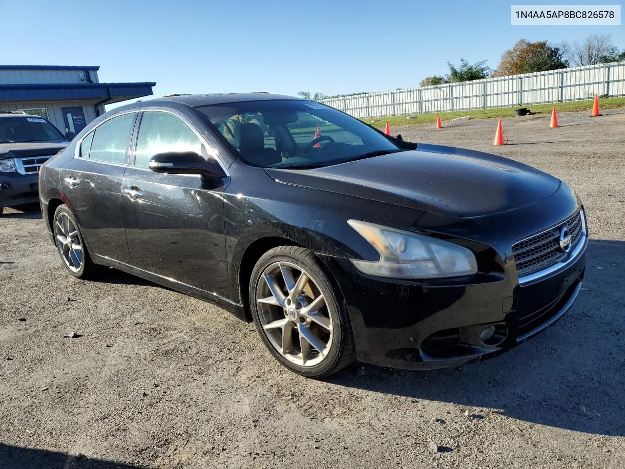 2011 Nissan Maxima S VIN: 1N4AA5AP8BC826578 Lot: 75319164