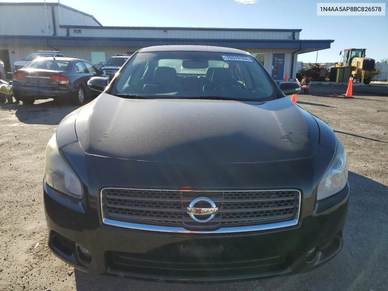 2011 Nissan Maxima S VIN: 1N4AA5AP8BC826578 Lot: 75319164