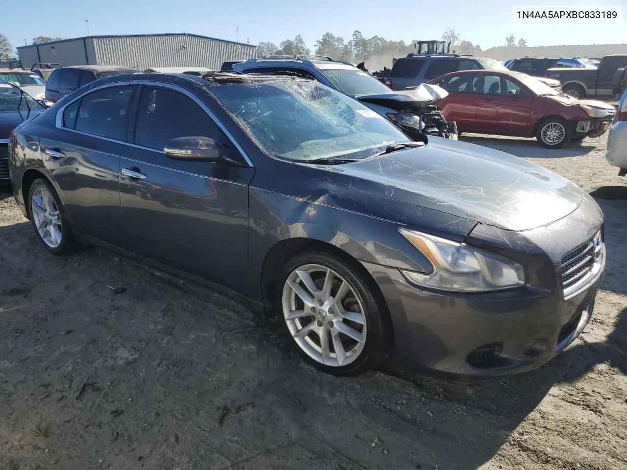 2011 Nissan Maxima S VIN: 1N4AA5APXBC833189 Lot: 75407834