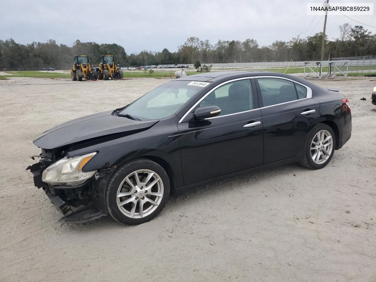 2011 Nissan Maxima S VIN: 1N4AA5AP5BC859229 Lot: 75472644