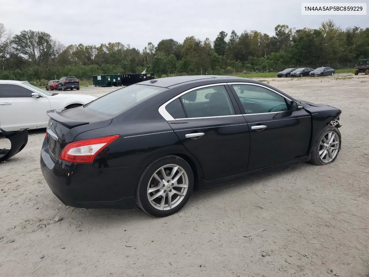 2011 Nissan Maxima S VIN: 1N4AA5AP5BC859229 Lot: 75472644