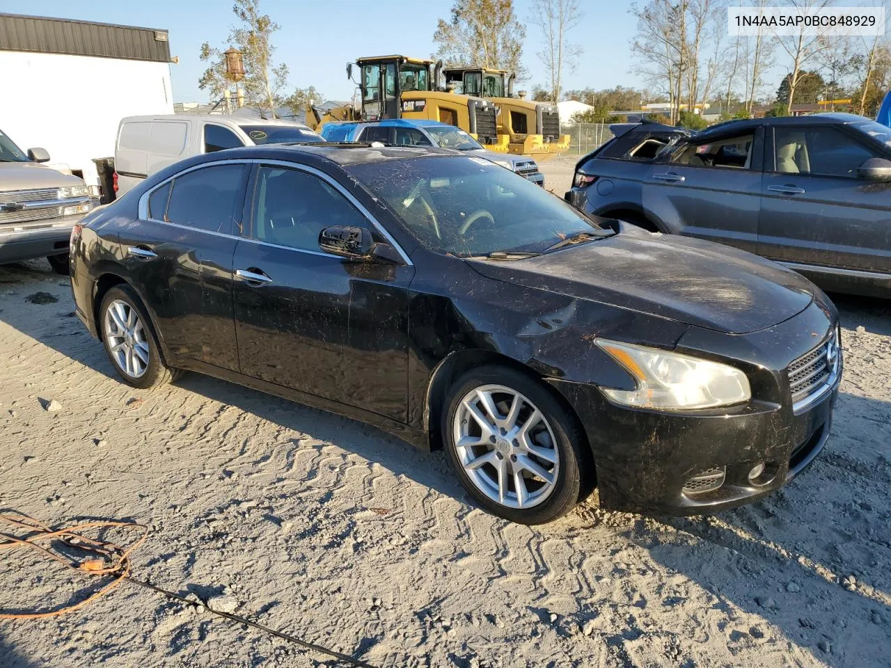 2011 Nissan Maxima S VIN: 1N4AA5AP0BC848929 Lot: 76189074