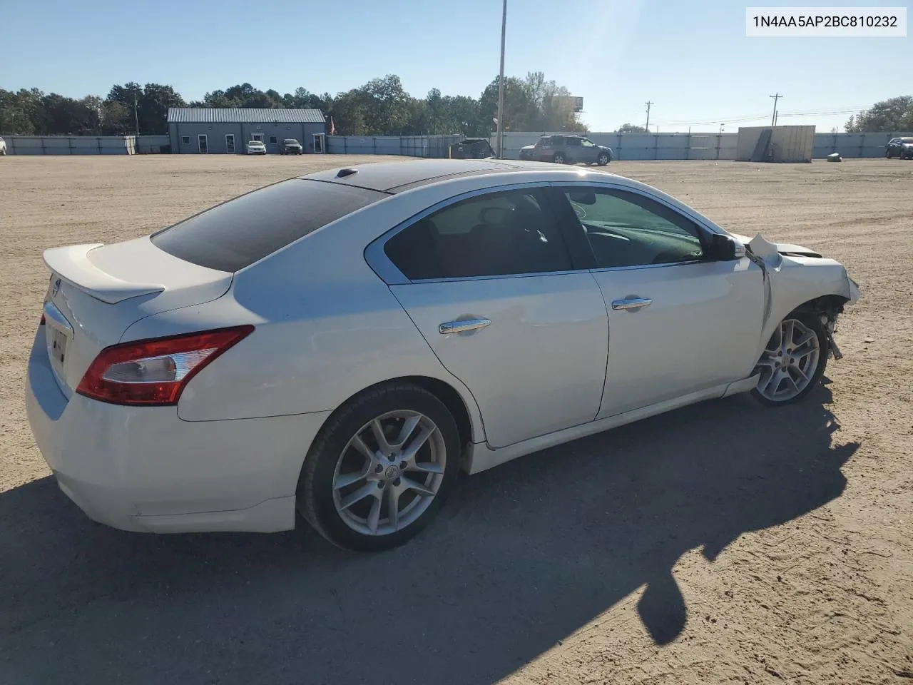 2011 Nissan Maxima S VIN: 1N4AA5AP2BC810232 Lot: 76408894