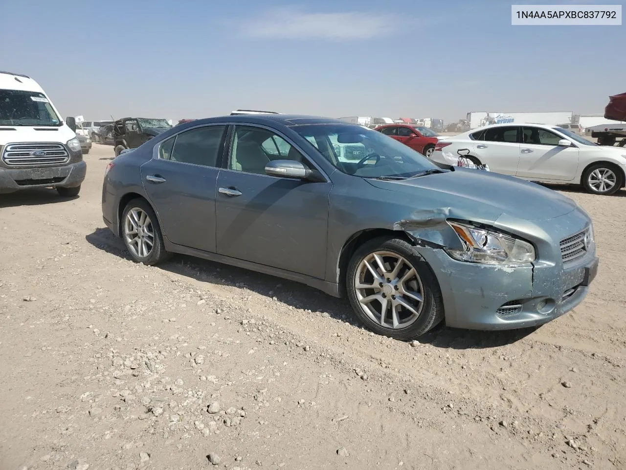 2011 Nissan Maxima S VIN: 1N4AA5APXBC837792 Lot: 76743494