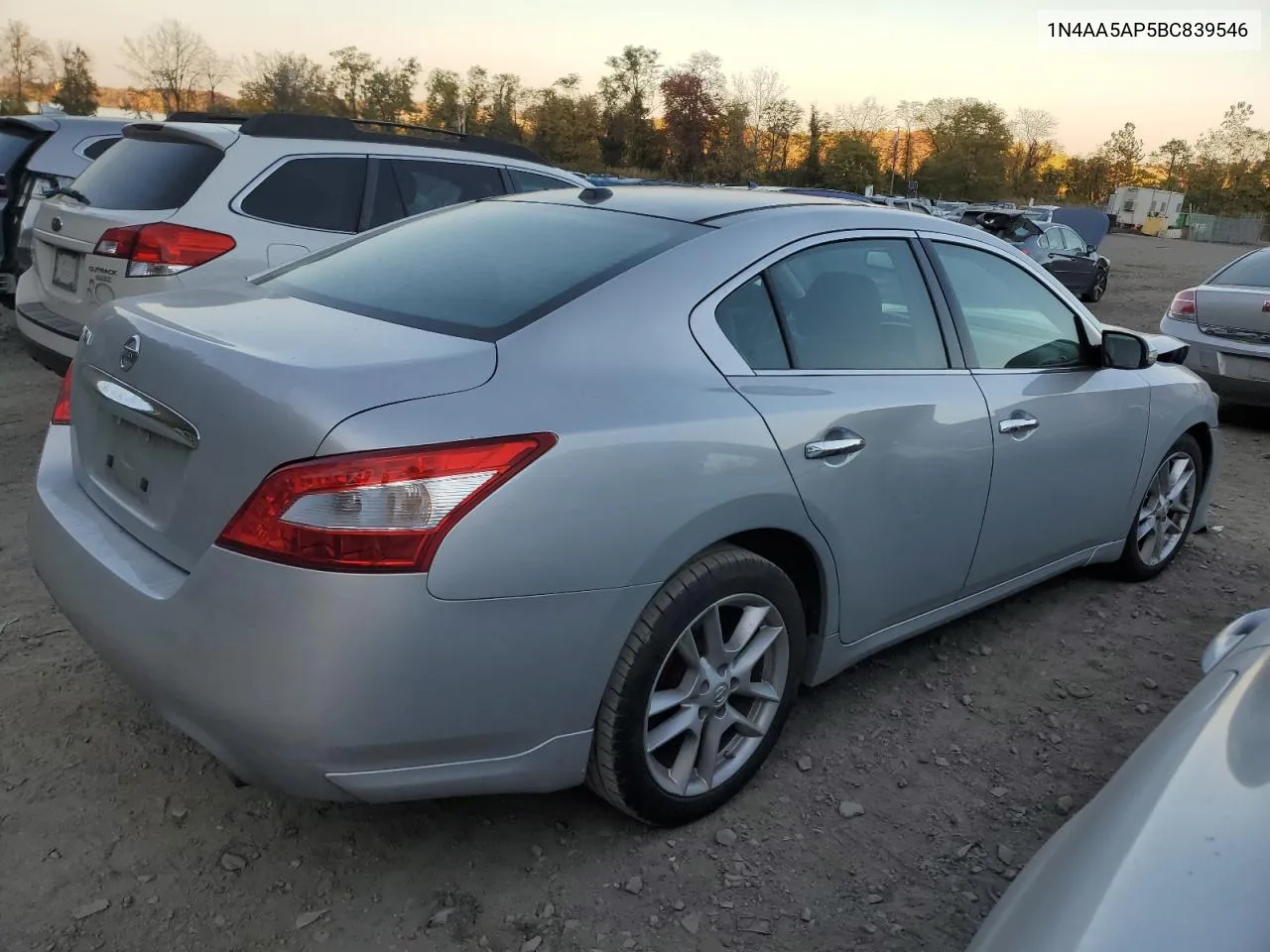 2011 Nissan Maxima S VIN: 1N4AA5AP5BC839546 Lot: 76777594