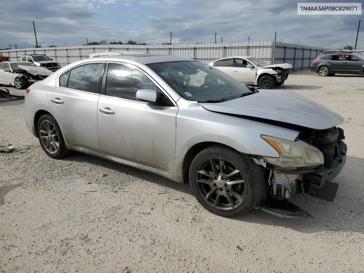 2011 Nissan Maxima S VIN: 1N4AA5AP0BC829071 Lot: 77092004