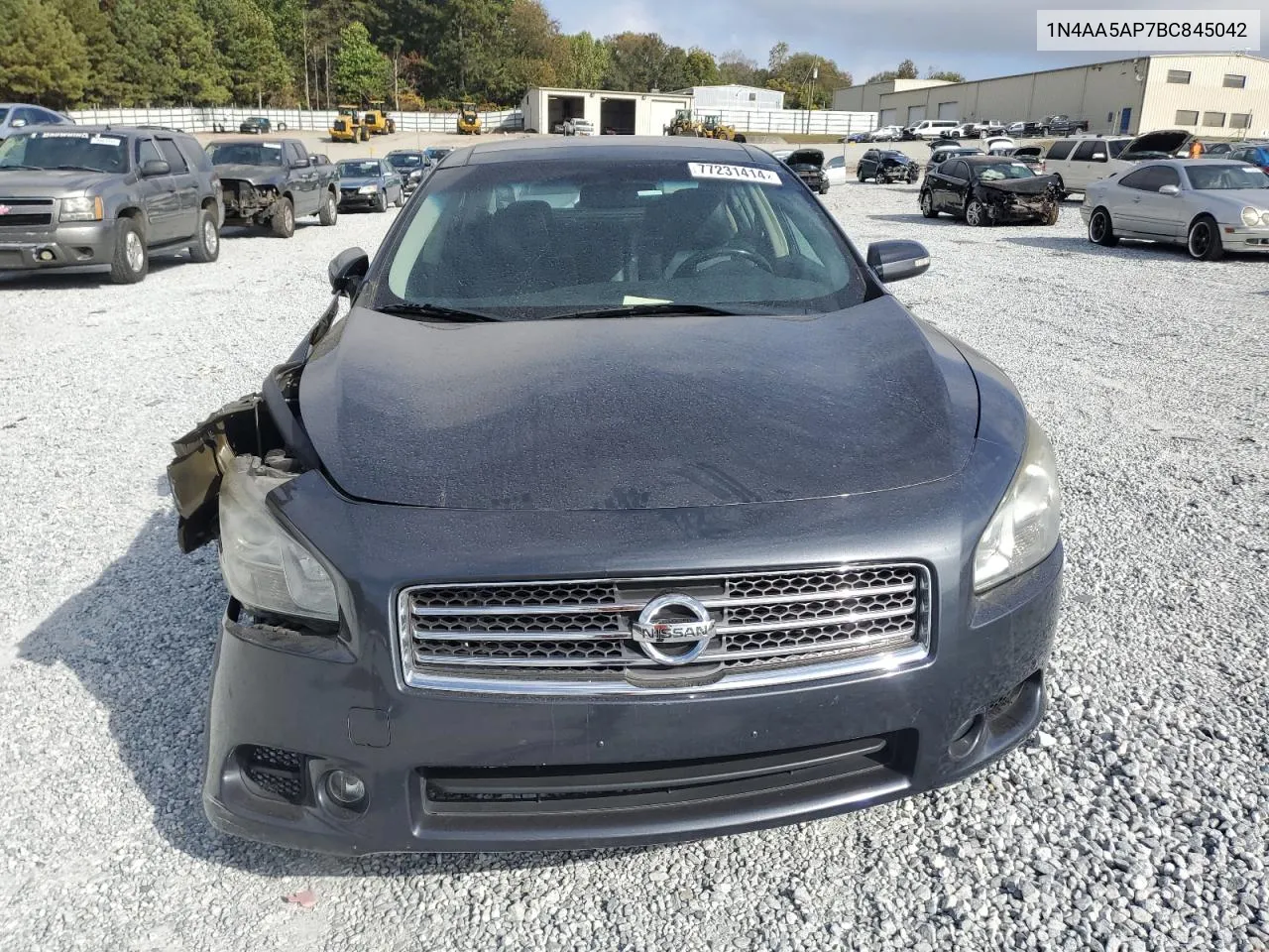 2011 Nissan Maxima S VIN: 1N4AA5AP7BC845042 Lot: 77231414