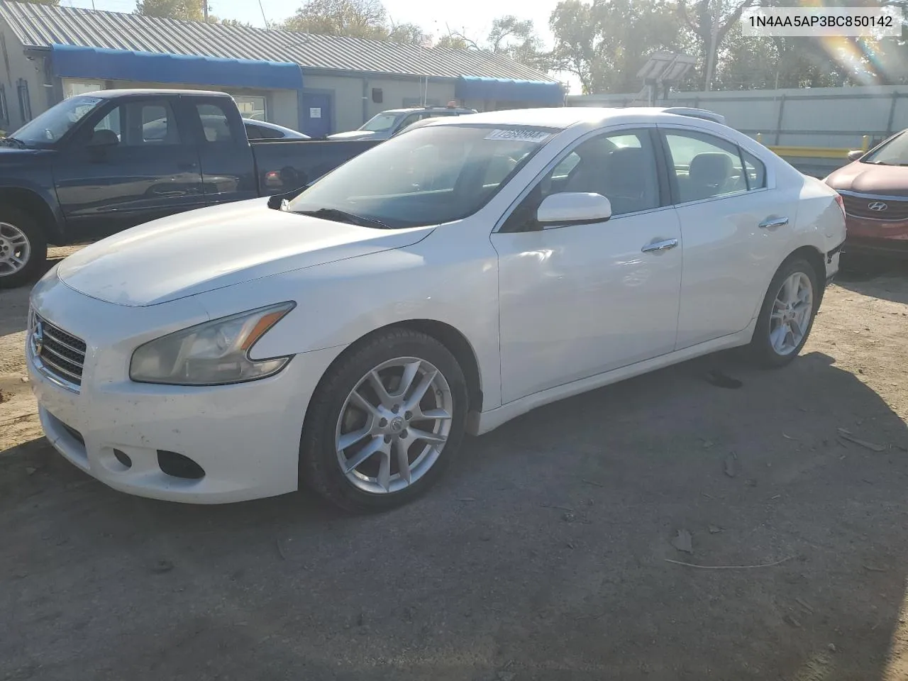 2011 Nissan Maxima S VIN: 1N4AA5AP3BC850142 Lot: 77589584