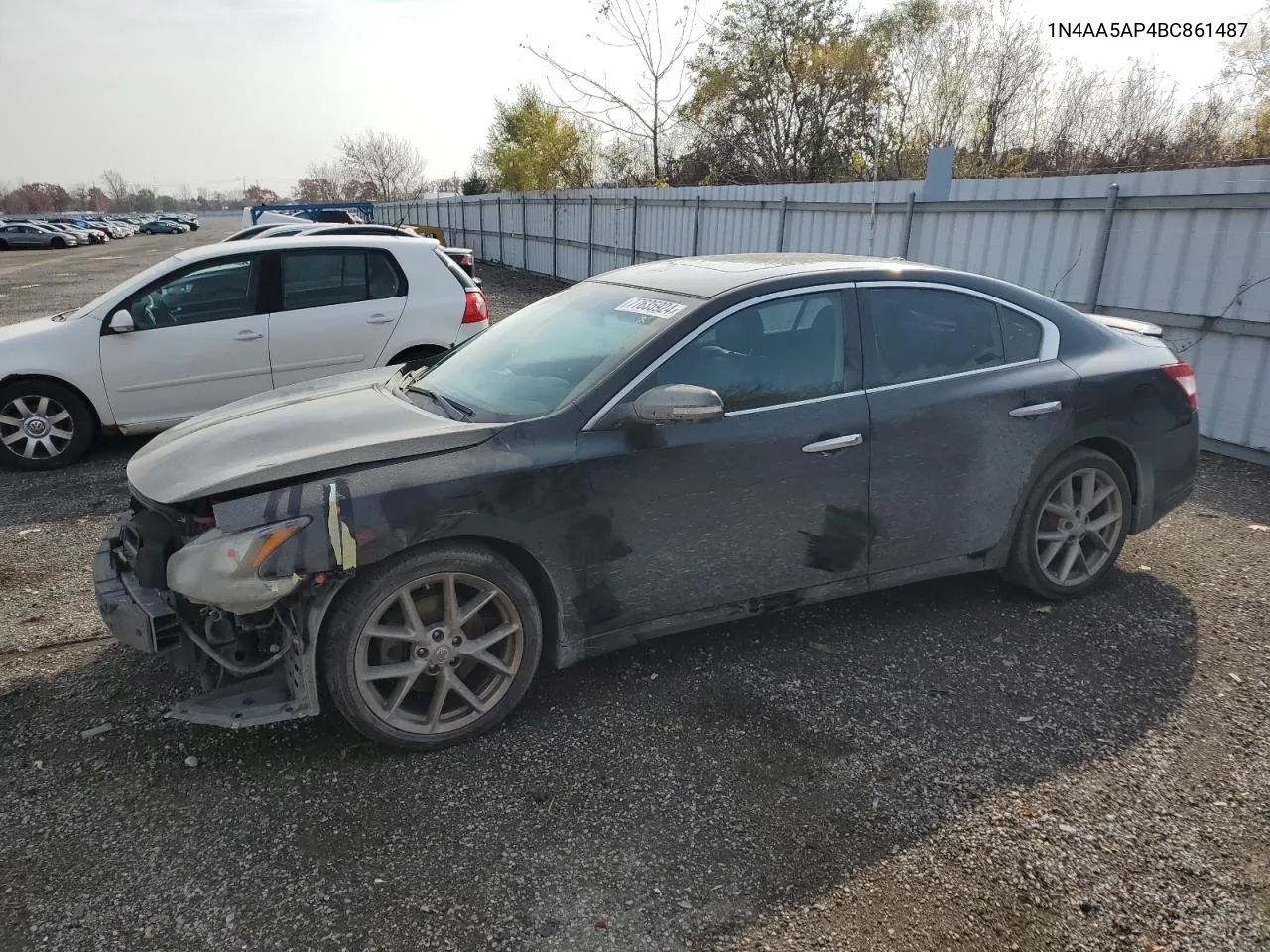 2011 Nissan Maxima S VIN: 1N4AA5AP4BC861487 Lot: 77635924