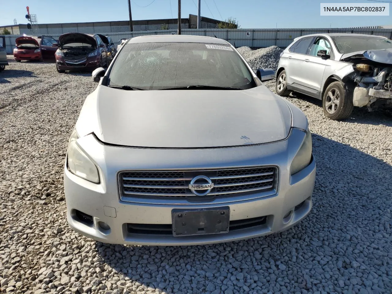 2011 Nissan Maxima S VIN: 1N4AA5AP7BC802837 Lot: 77693264