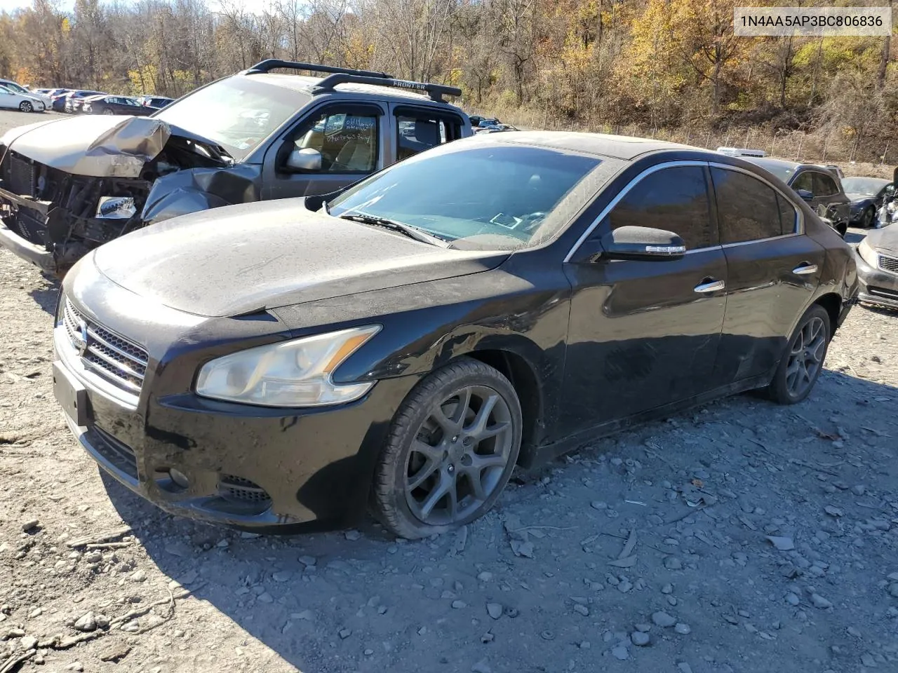 2011 Nissan Maxima S VIN: 1N4AA5AP3BC806836 Lot: 78022574