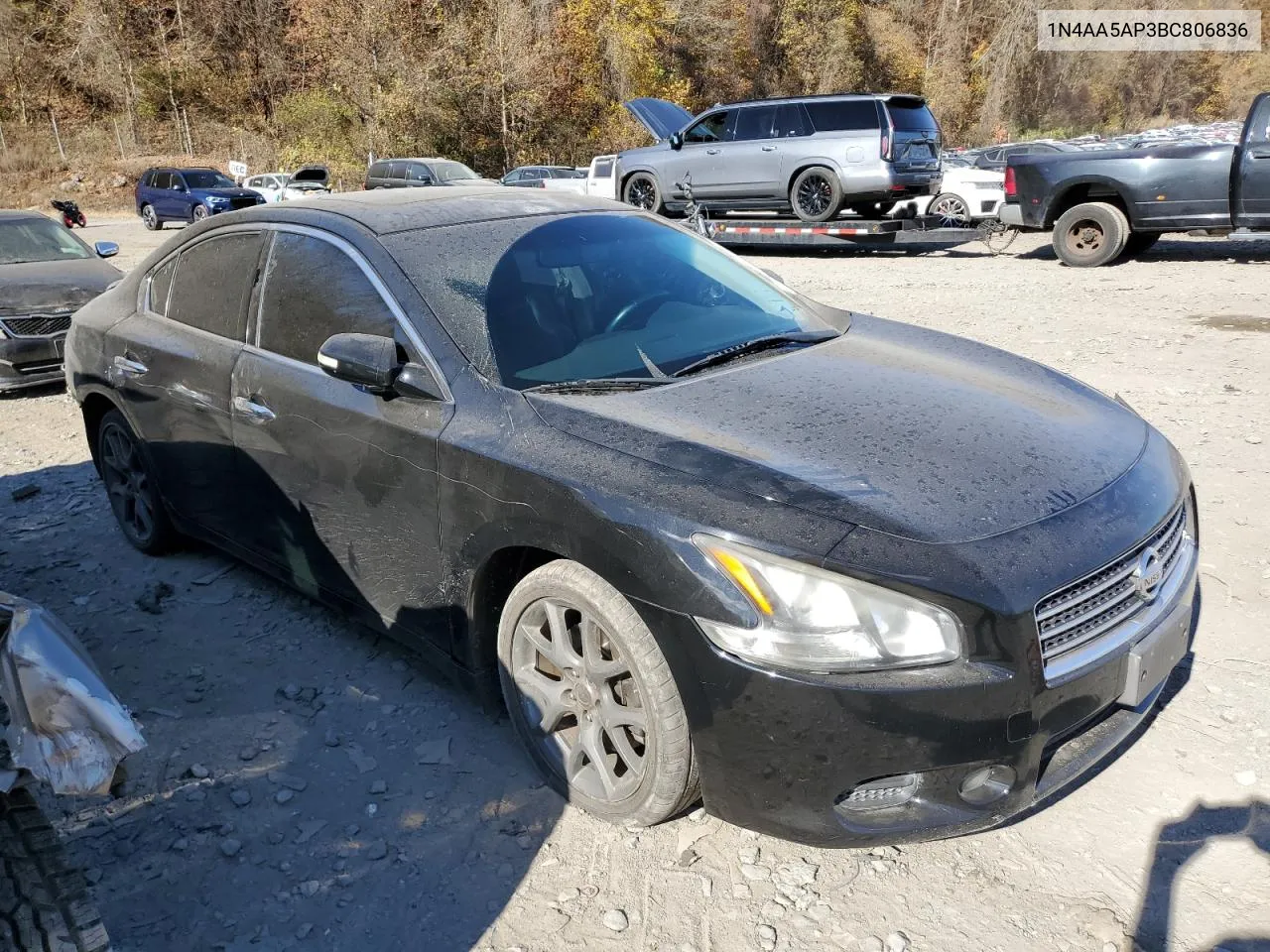 2011 Nissan Maxima S VIN: 1N4AA5AP3BC806836 Lot: 78022574