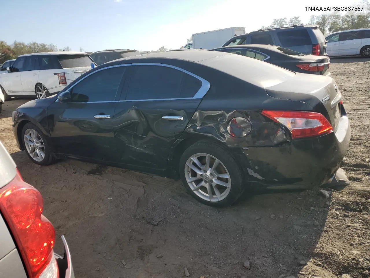 2011 Nissan Maxima S VIN: 1N4AA5AP3BC837567 Lot: 78297134