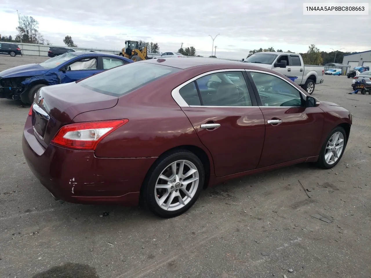 2011 Nissan Maxima S VIN: 1N4AA5AP8BC808663 Lot: 78454044