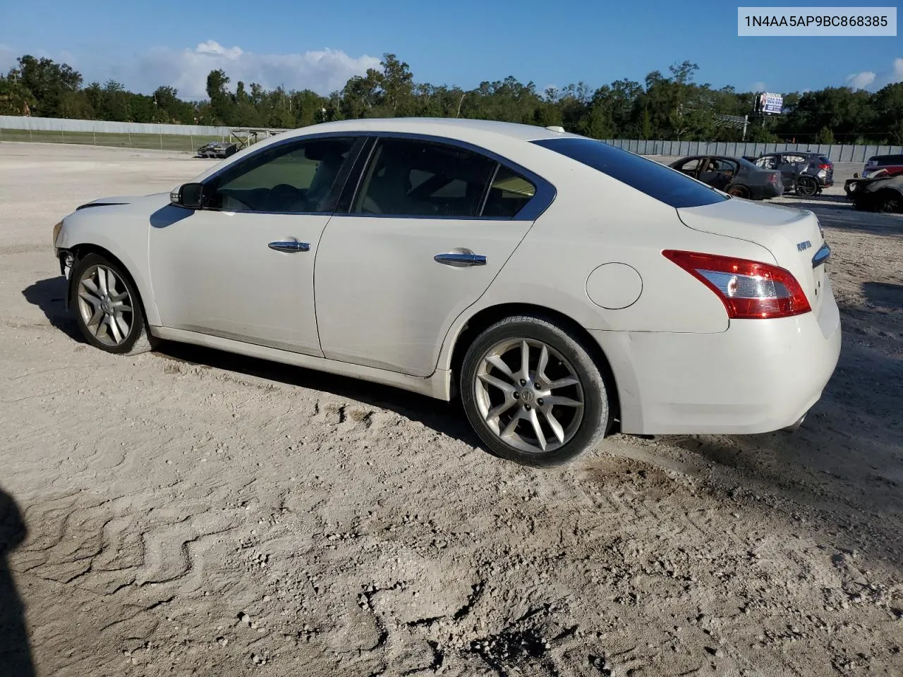 2011 Nissan Maxima S VIN: 1N4AA5AP9BC868385 Lot: 78978884